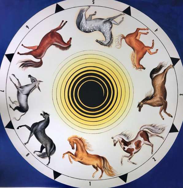 Leonora Carrington "Caballos de ruleta"