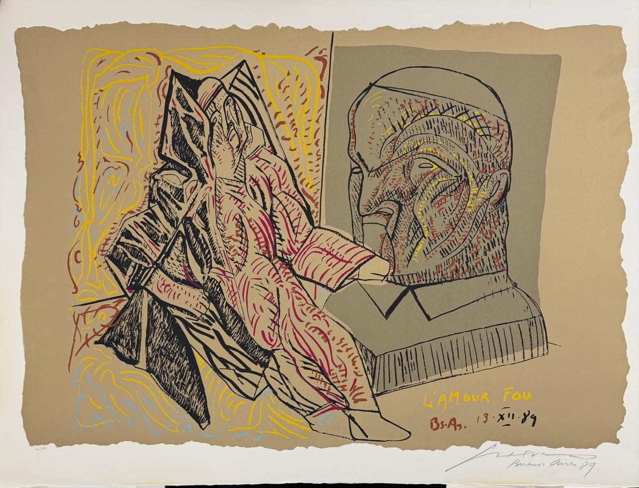 José Luis Cuevas "L´amor fou (Amor loco)