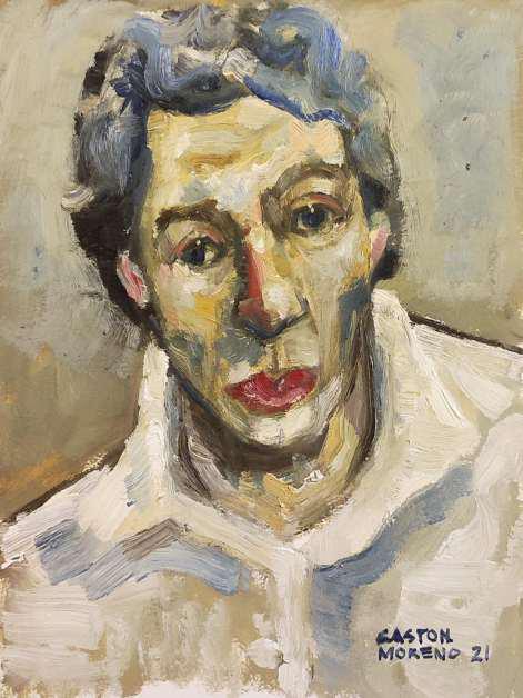 Gastón Moreno "Joven con camisa blanca"