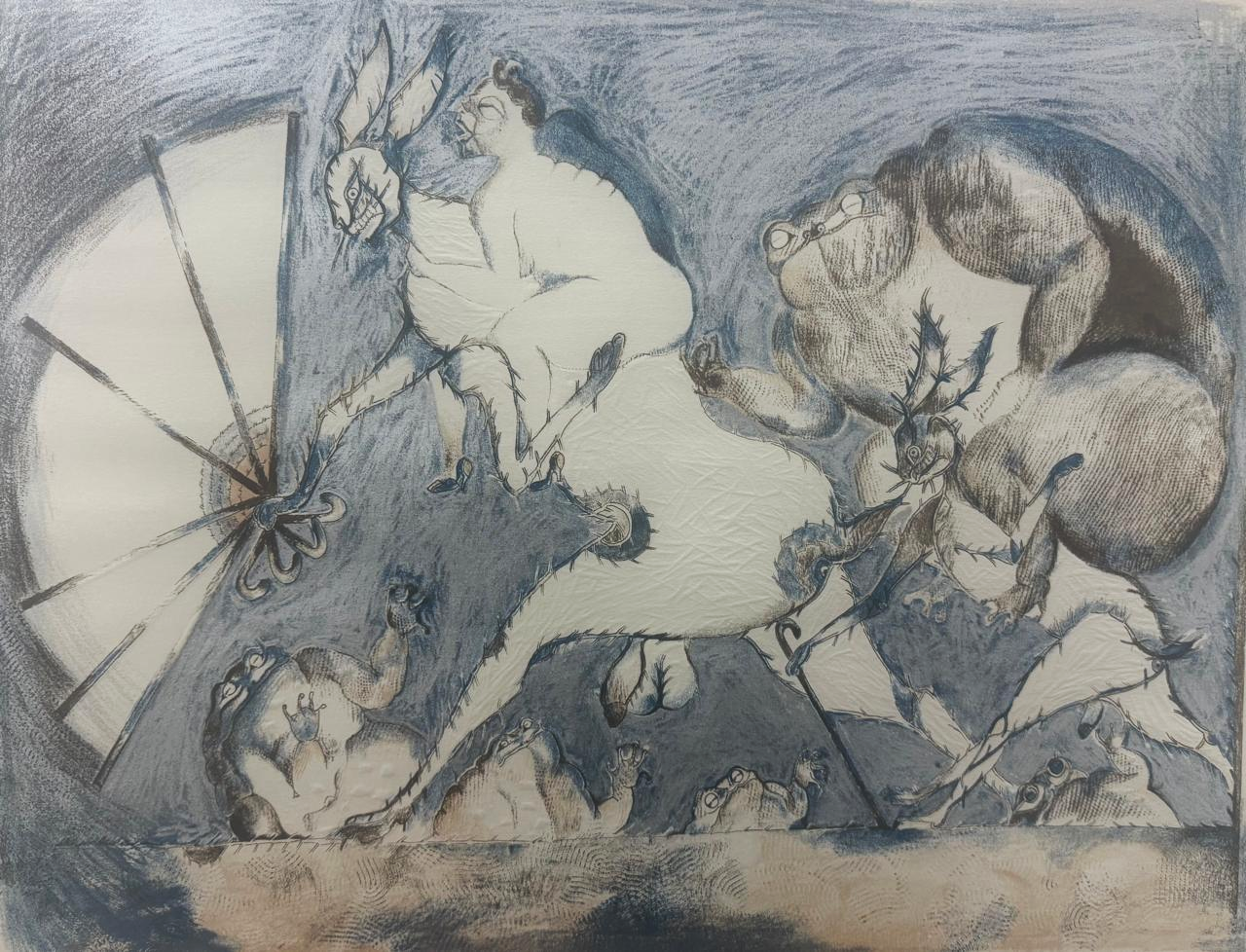 Francisco Toledo "Conejo con Bastones"