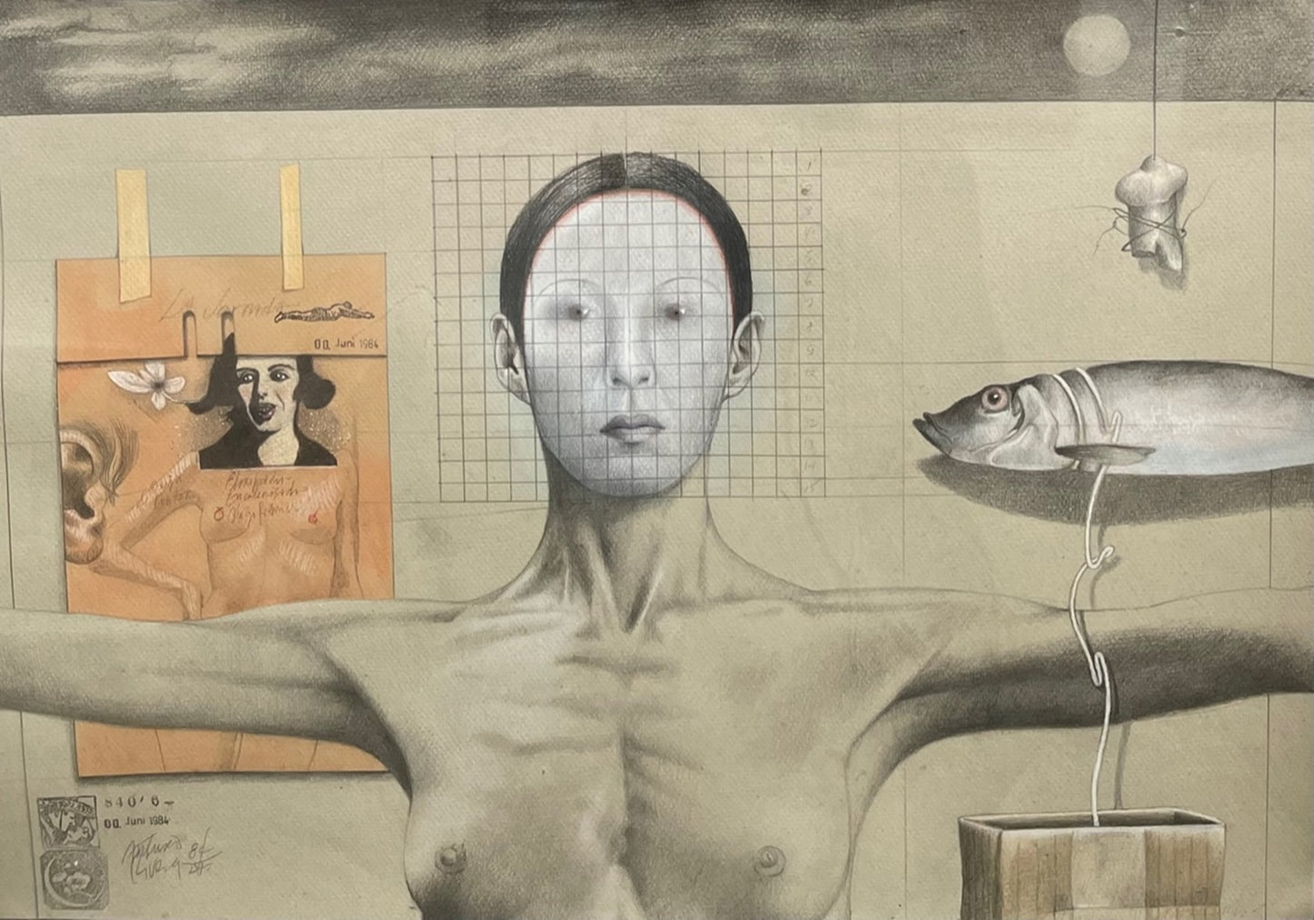 Arturo Rivera "Mujer y pez"