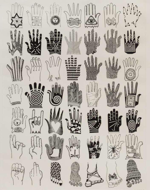 Pedro Friedeberg "Manos y pies"