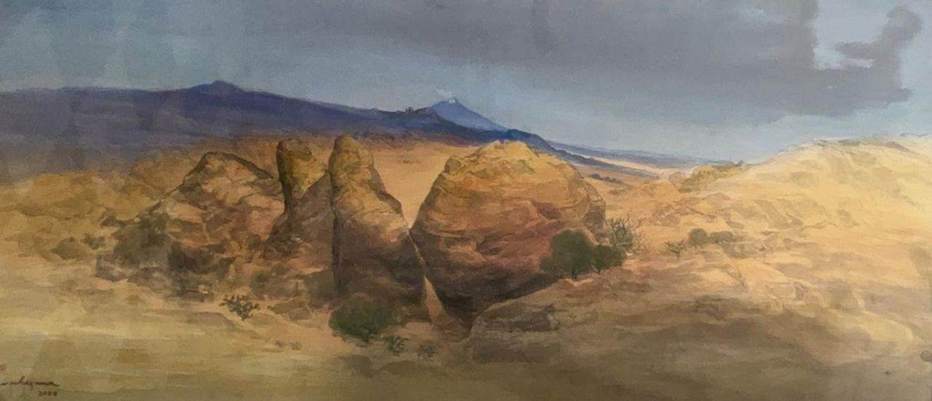 Luis Nishizawa "Paisaje de Tepoztlán, 2000"