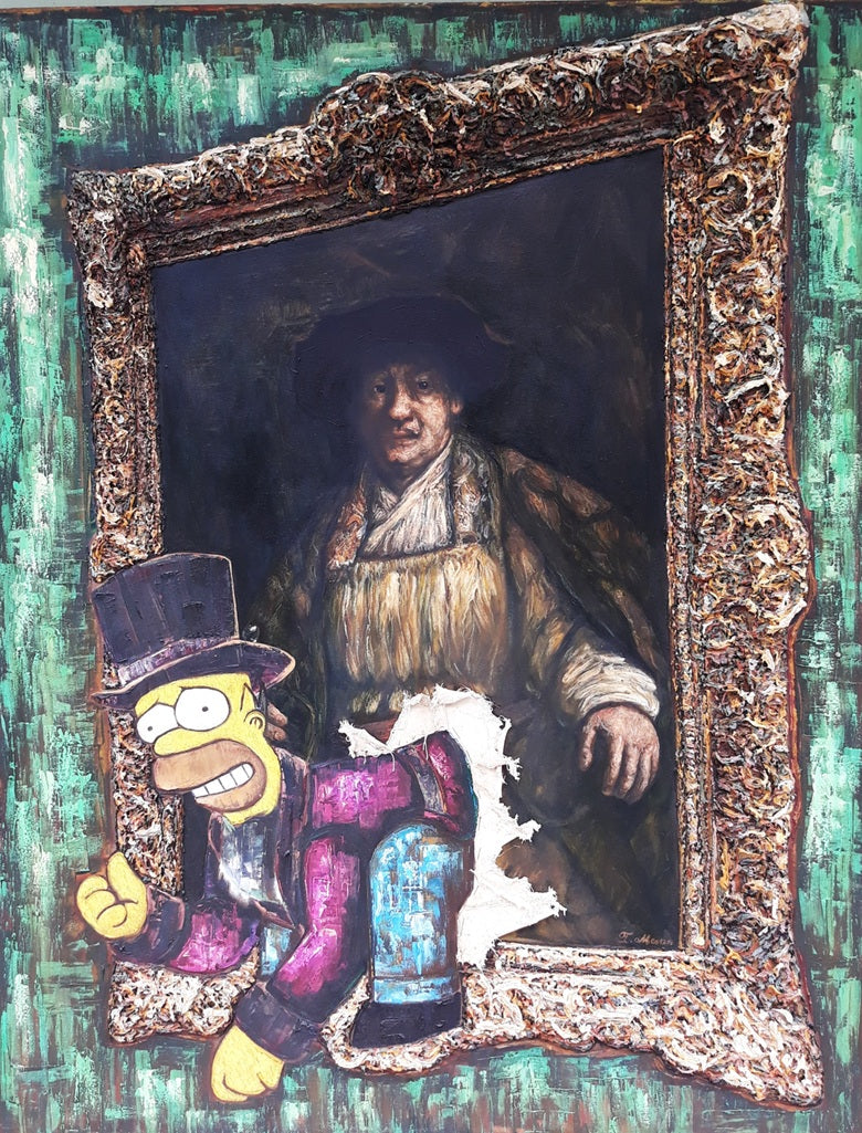 Tlacuilo Mestizo "Rembrant y Homero"