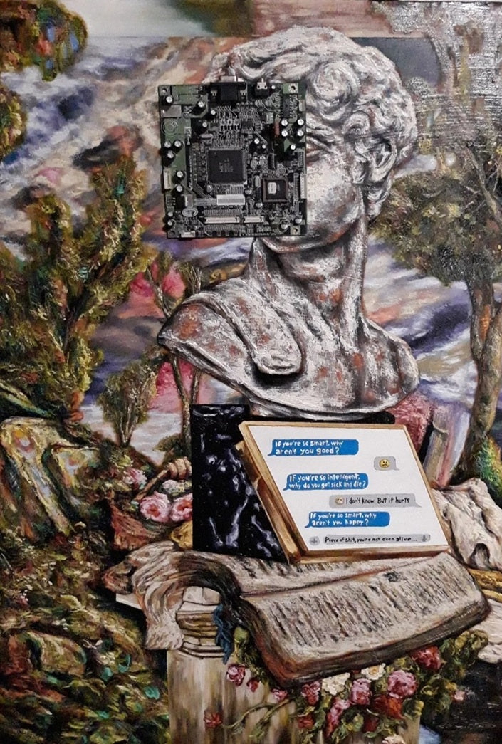 Tlacuilo Mestizo "Si eres tan inteligente por qué no eres feliz"