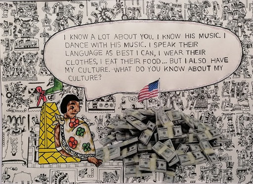 Tlacuilo Mestizo "Sin título"