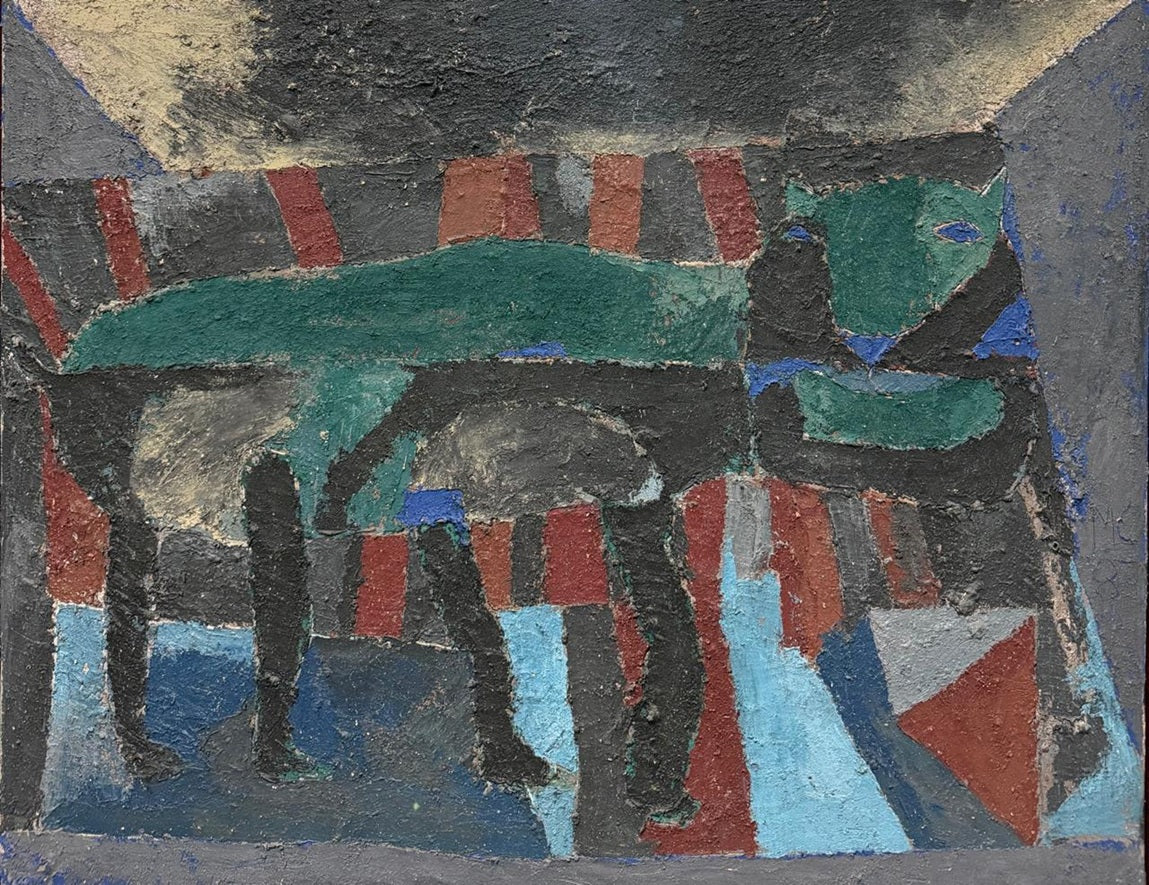 Miguel Castro Leñero "Gato en azotea"