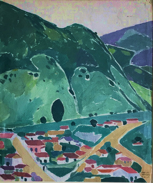 Carlos Mérida " Alrededores de Quetzaltenango "