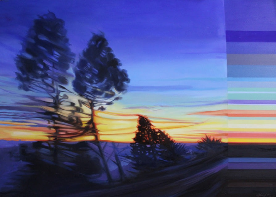 Ninfa Torres "Atardecer en la Sierra"