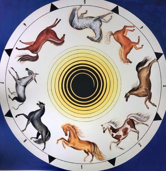 Leonora Carrington "Caballos de ruleta"