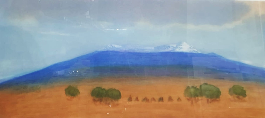 Luis Nishizawa "El popo y el Iztaccihuatl"