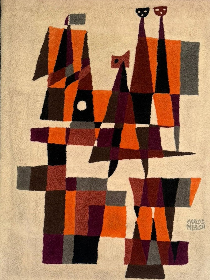 Carlos Mérida "Lázaro y la noche (1980 ca)"