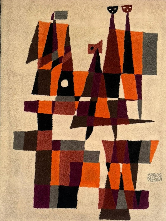 Carlos Mérida "Lázaro y la noche (1980 ca)"