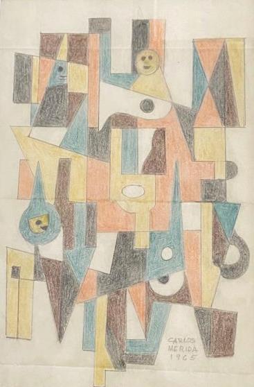LOTE 17-Carlos Merida "Sin título"