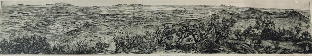 LOTE 25: Nicolas Moreno "Desde el cerro de la cruz, Ecatepec"