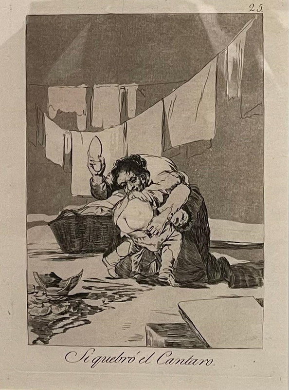 LOTE 7: Goya "Si quebró el cántaro"