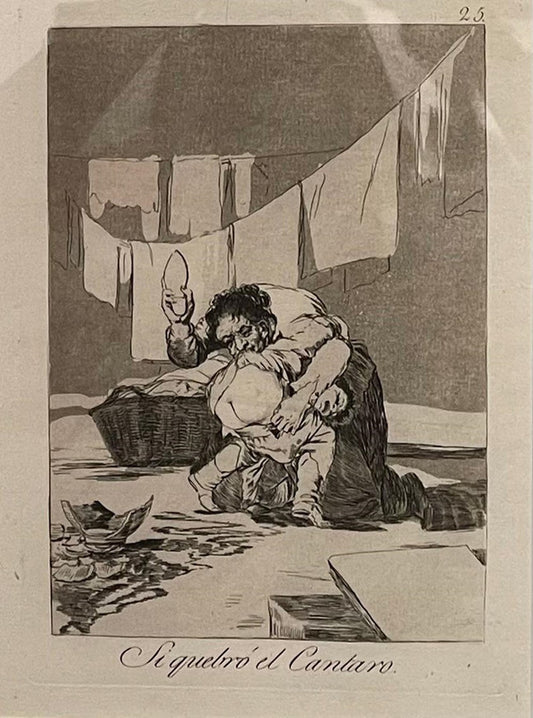 LOTE 7: Goya "Si quebró el cántaro"