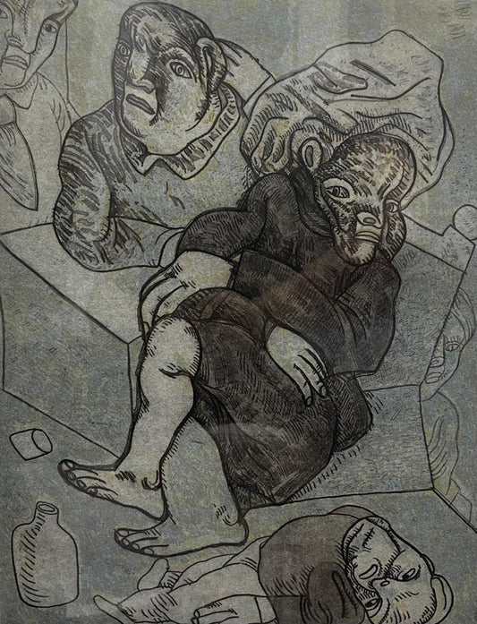 LOTE 8-Jose Luis Cuevas "Sin título"