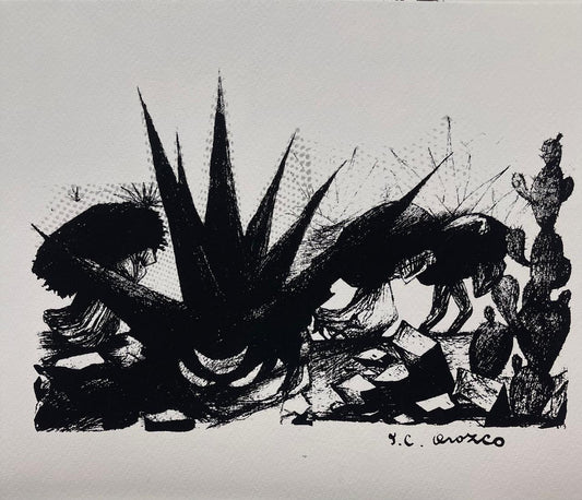 LOTE 186- Clemente Orozco "Los Agaves"