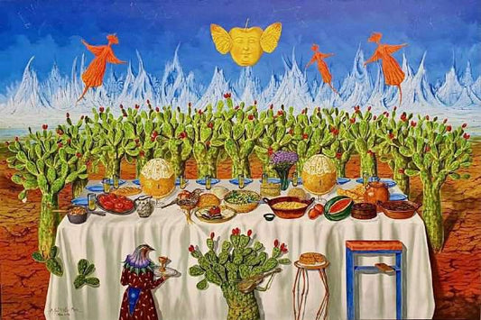 Rafael Vallejo "La oración en la mesa"