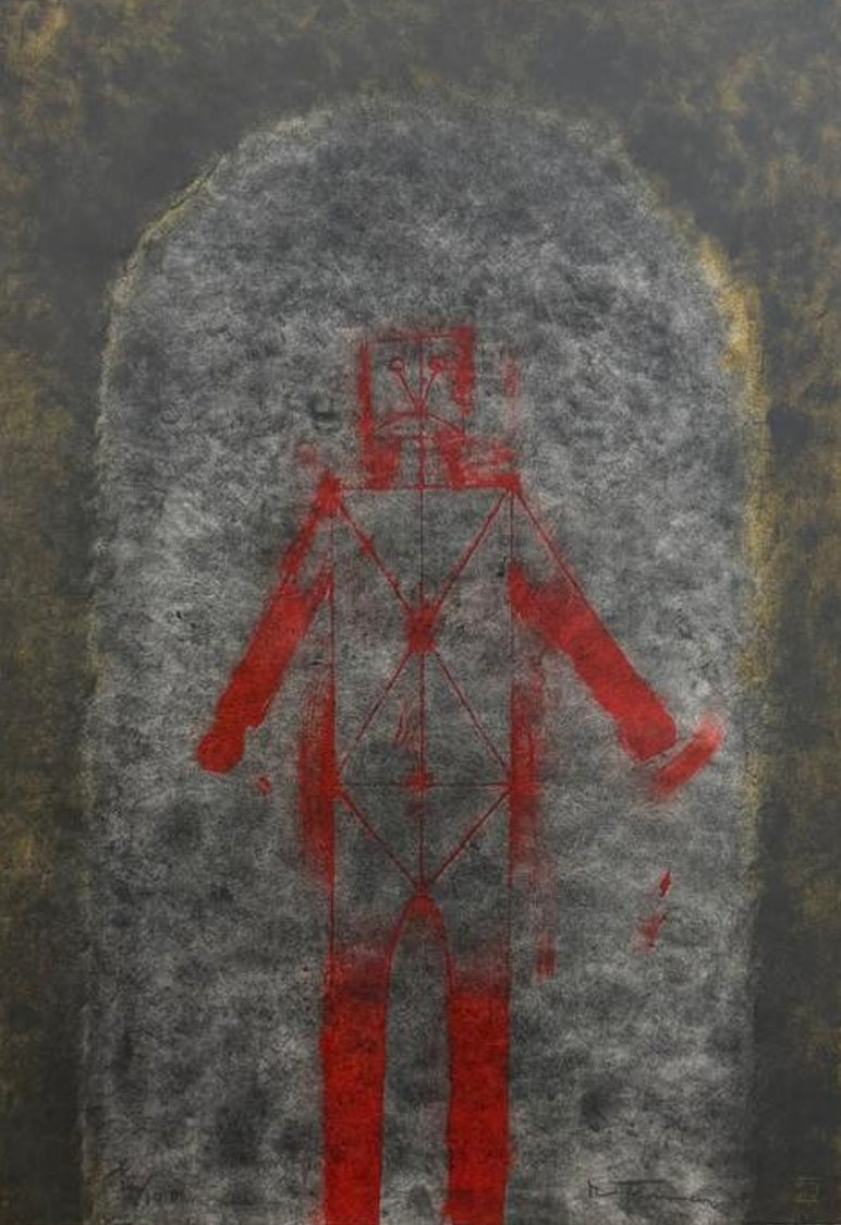 Rufino Tamayo "Hombre en rojo"