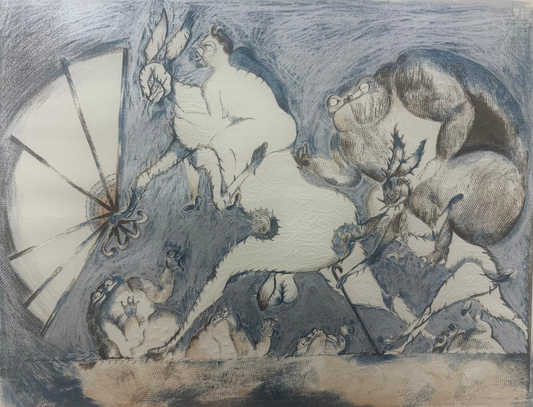 Francisco Toledo "Conejo con Bastones"