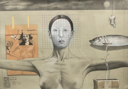 Arturo Rivera "Mujer y pez"