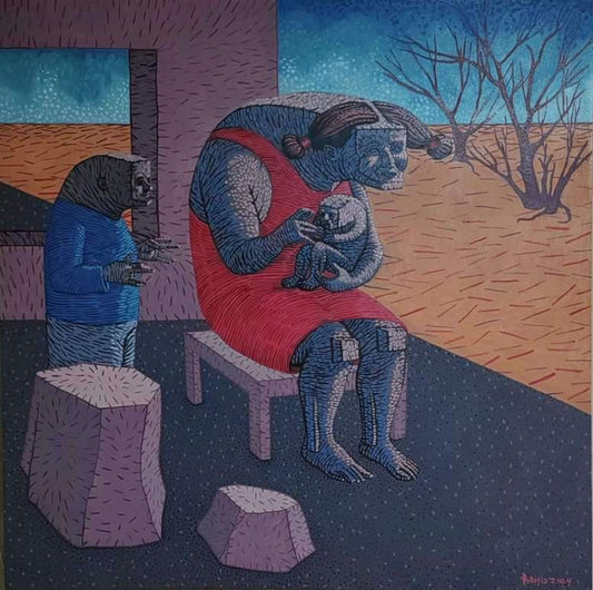 Ramlo "Maternidad cúbica"