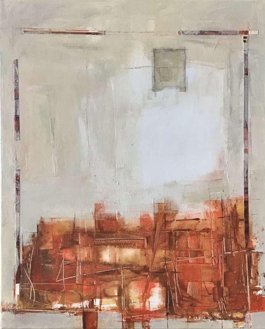 Juan Sacristán "Mirando a través de la ventana V"