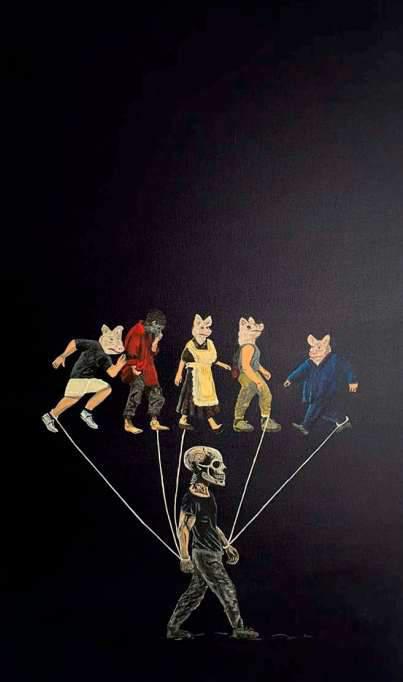 Pedro Gasca "Muerte / Las migraciones II"