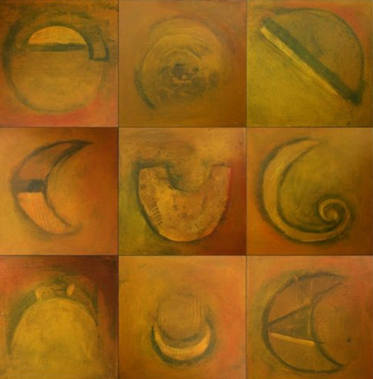 Fabian González "Nueve lunas en amarillo"