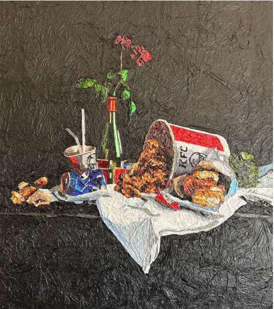 Pablo Lllana "Naturaleza muerta KFC"