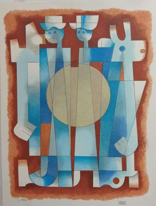 Carlos Mérida "Personaje con venado (après)"