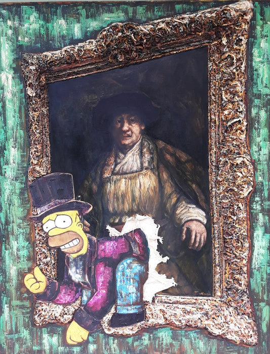 Tlacuilo Mestizo "Rembrant y Homero"