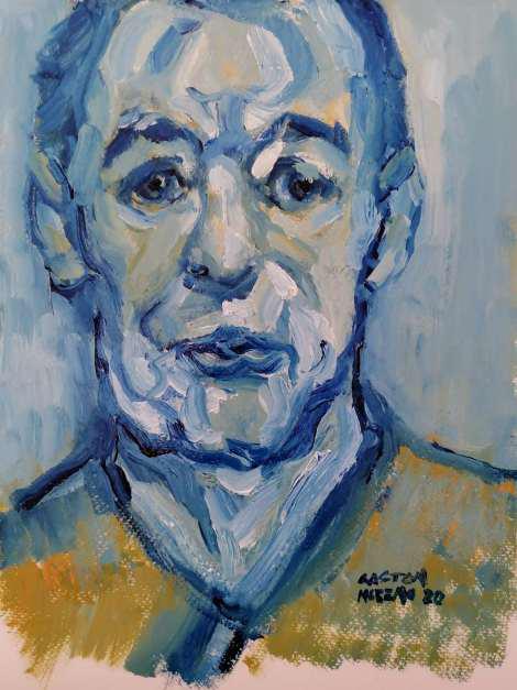 Gastón Moreno "Rostro azul"
