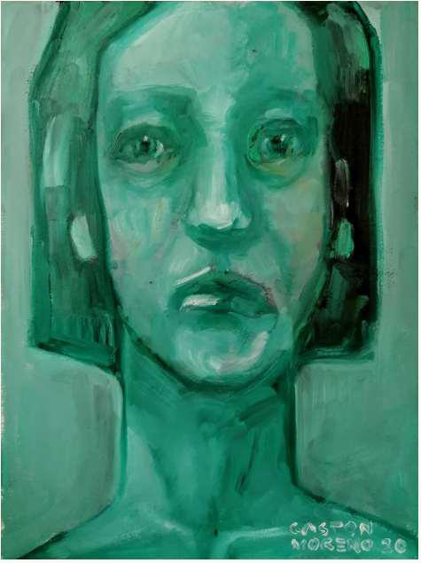 Gastón Moreno "Rostro de tonos verdad"