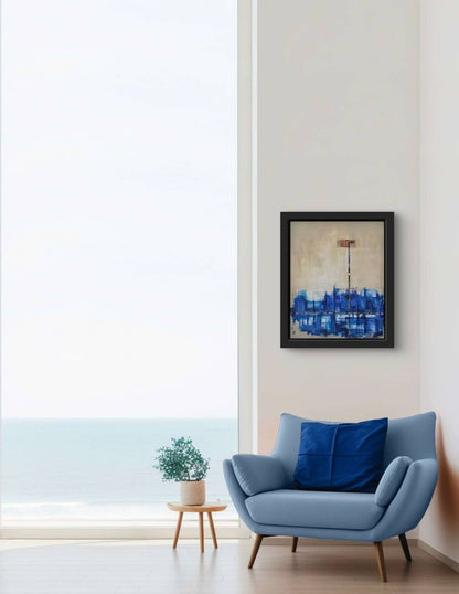 Juan Sacristán "Mirando a través de la ventana IV"