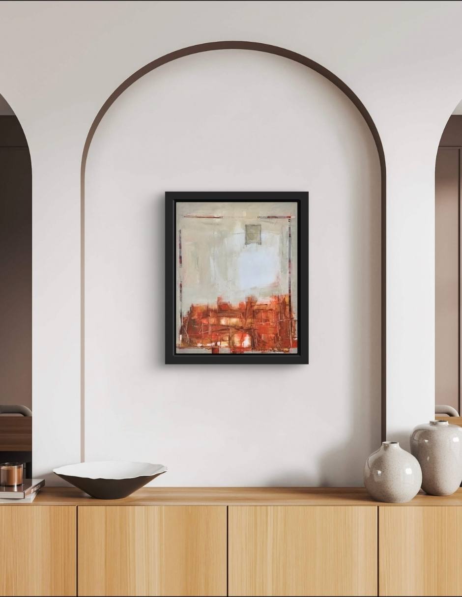 Juan Sacristán "Mirando a través de la ventana V"