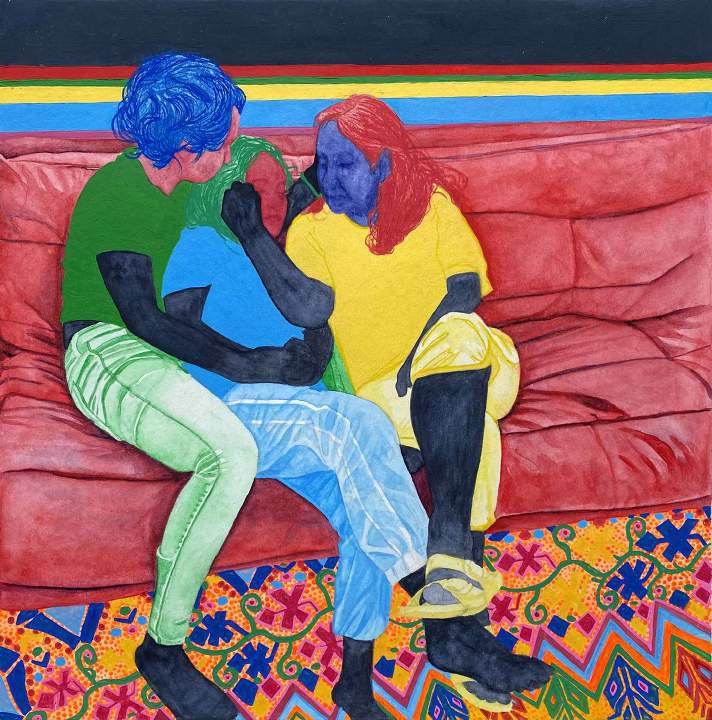 Pamela Zubillaga "Tres generaciones II"