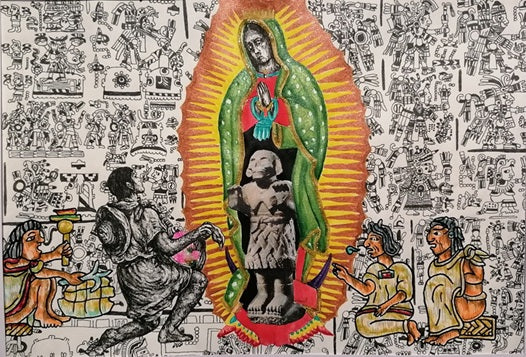 Tlacuilo Mestizo "Sin título"