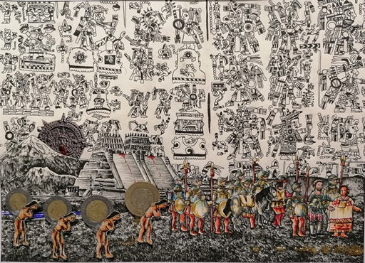 Tlacuilo Mestizo "Sin título"