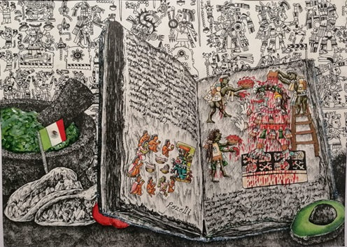 Tlacuilo Mestizo "Sin título"