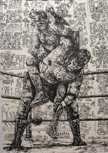 Tlacuilo Mestizo "Sin título"