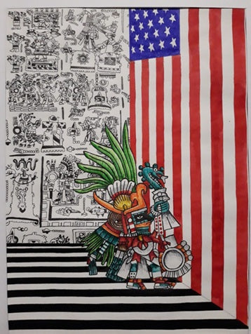 Tlacuilo Mestizo "Sin título"