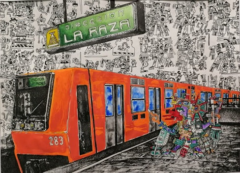 Tlacuilo Mestizo "Sin título"