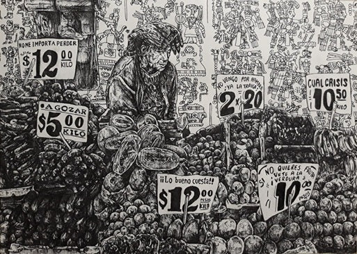 Tlacuilo Mestizo "Sin título"