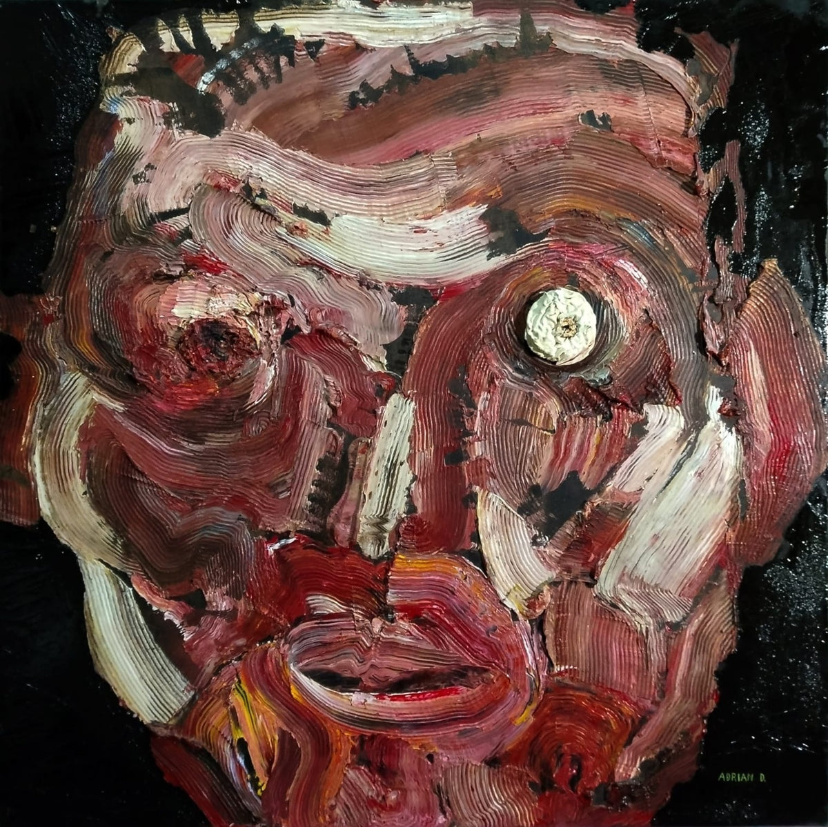 Adrián Delgadillo "Máscara del día de muertos"
