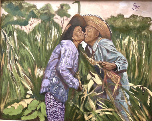 Adrián Tello "Beso en la milpa"