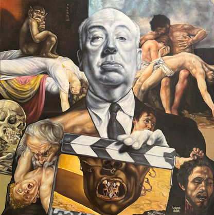 Loop "Alfred Hitchcok - Vangogh, Dalí, Caravaggio, Rubens, Fuseli y Bouguereau"