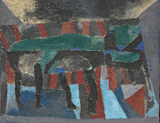 Miguel Castro Leñero "Gato en azotea"